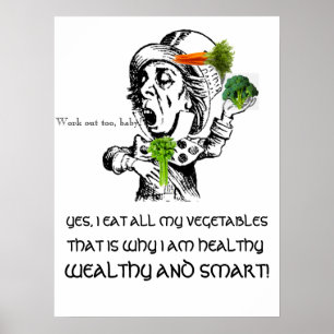 POSTER -ESSEN GESUNDHEITSSPASS 18 x 24"