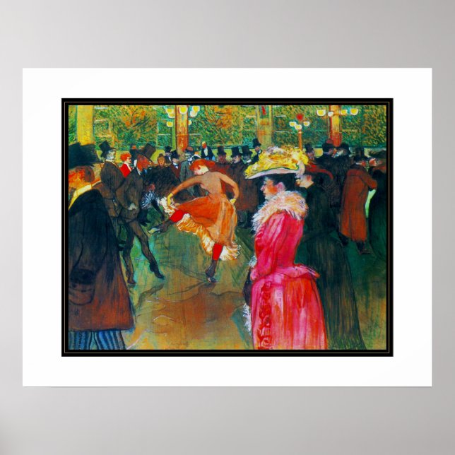 Poster Famous Artists Henri de Toulouse Lautrec (Vorne)