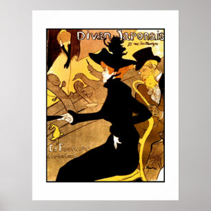 Poster Famous Artists Henri de Toulouse Lautrec