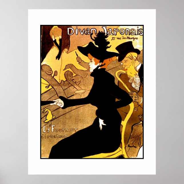 Poster Famous Artists Henri de Toulouse Lautrec (Vorne)