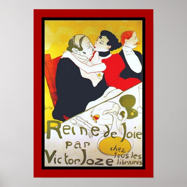 Poster Famous Artists Lautrec reine de joie 1892 (Vorne)