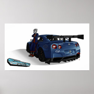 Poster: FANTOM und seine SHADDOWRYDERZ GT-R Skylin Poster