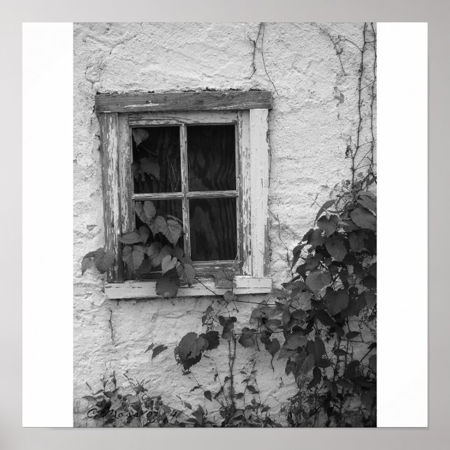 Poster "Farm House Window" (Vorne)