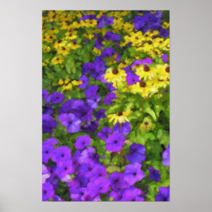Poster Feld der Farben
