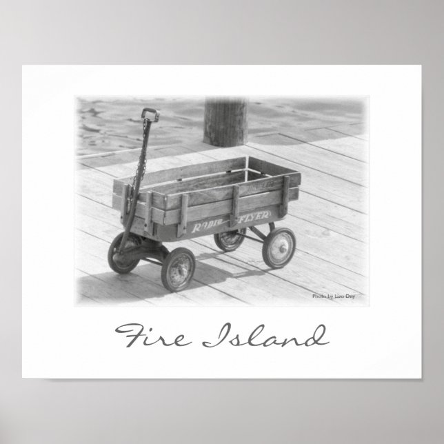 Poster "Feuerinsel Wagon" (Vorne)