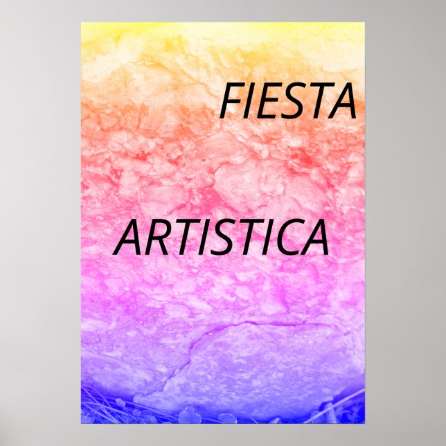 Poster. Fiesta Artistica Poster (Vorne)
