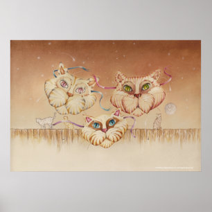 Poster, Fine Art - Tabby Road (Katzen) Poster