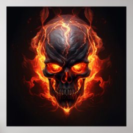 Poster Firestorm Skull