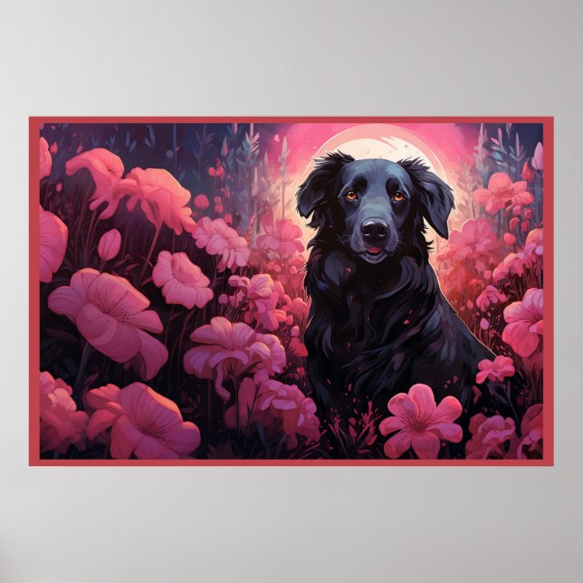 Poster Floral Pups (Vorne)