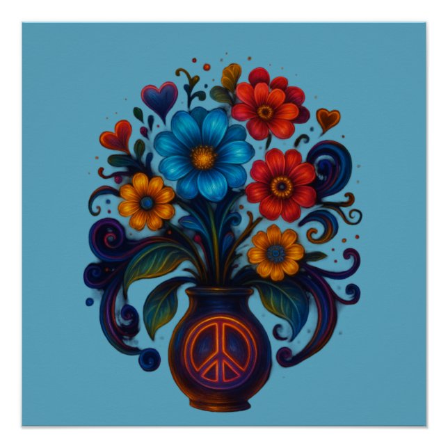 PÔSTER FLORES POSTER (Vorderseite)