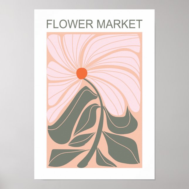 Poster Flower Market A3 (Vorne)