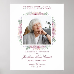 Poster Foto Erinnerung Hochzeit Liebste Rosa Sh