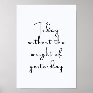 Poster frase em inglês