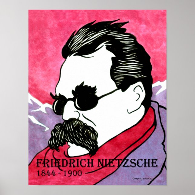 Poster "Friedrich Nietzsche" (Vorne)