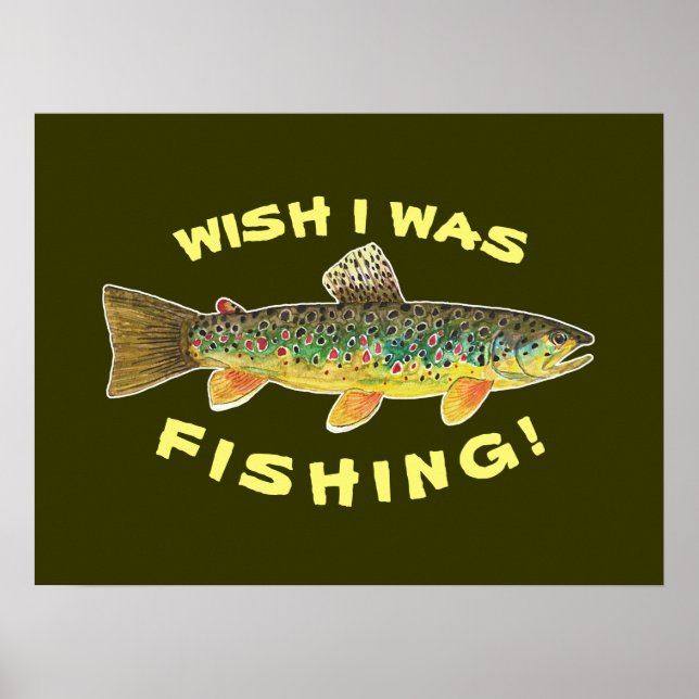 Poster Funny Funny Fishing Fout Picture (Vorne)