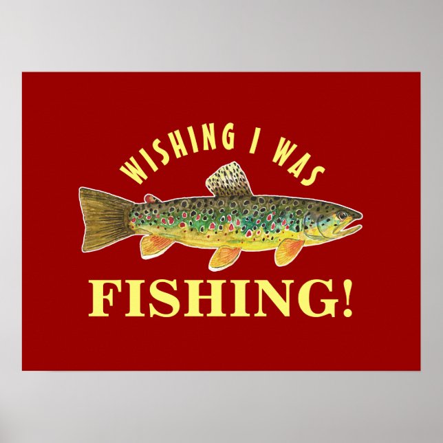 Poster Funny Funny Fishing Fout Picture (Vorne)