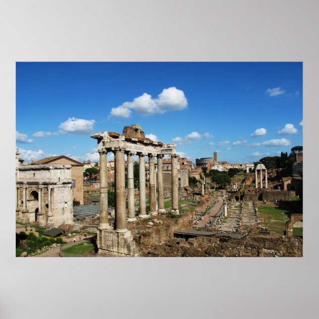 Poster für das Forum Romanum (Vorne)
