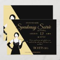 Poster für das große Gatsby-Party der 20er Jahre