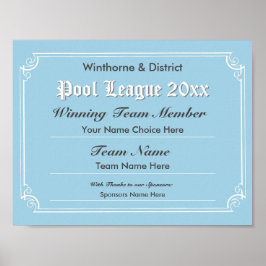 Poster für das Poolzertifikat