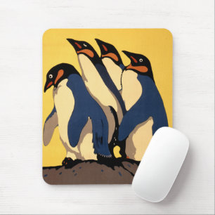 Poster für den U-Bahn-Verkehr zum Londoner Zoo Mousepad