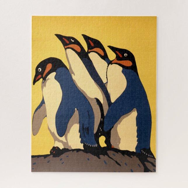 Poster für den U-Bahn-Verkehr zum Londoner Zoo Puzzle (Vertikal)