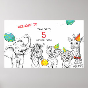 Poster für die 5. Geburtstagsfeier.