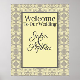 Poster für die Ankündigung von Elfenbein und Graub