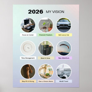 Poster für die ästhetische Manifestation 2026 in P