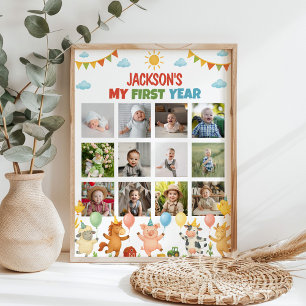 Poster für die ersten Farmtier-Jahre - Fotomeilens