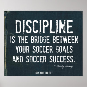 Poster für die Fußballziele im gefallenen Denim 20