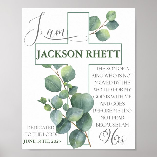 Poster für die Kinderbetreuung (Vorne)