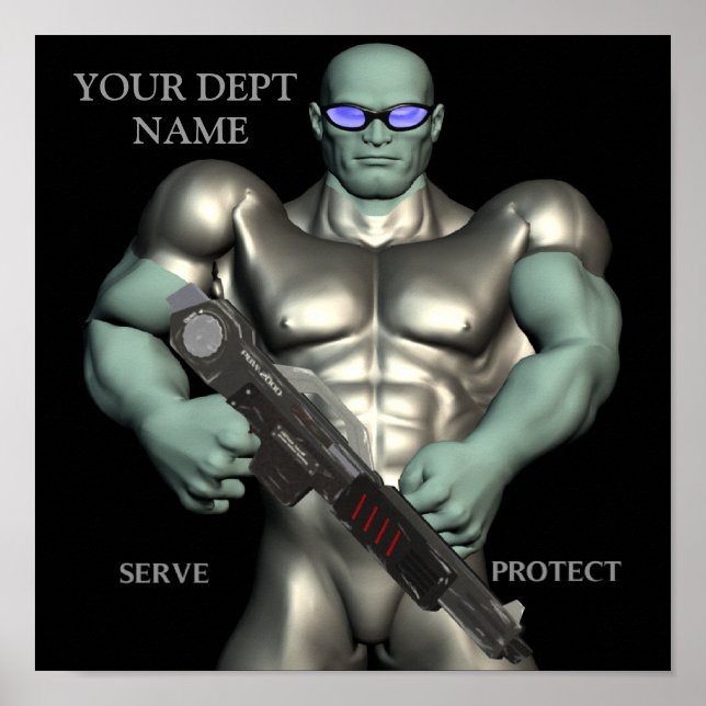 Poster für die Strafverfolgung (Vorne)