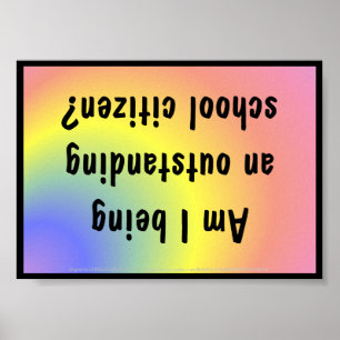 Poster für die Zeichenentwicklung