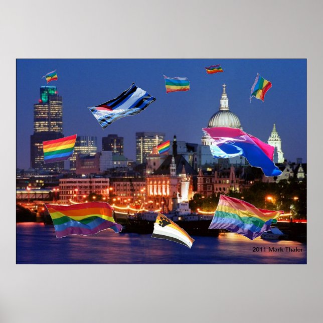 Poster für Flying Pride-Flags (Vorne)