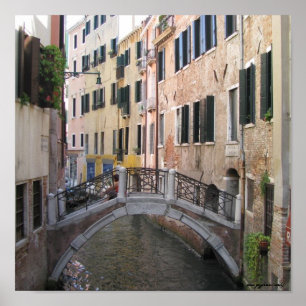 Poster für Fotografien in Venedig, Italien