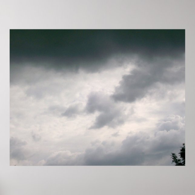 Poster für graue Wolken (Vorne)