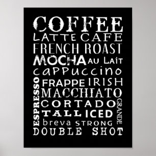 Poster für Kaffeeliebhaber