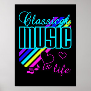 Poster für klassische Musik