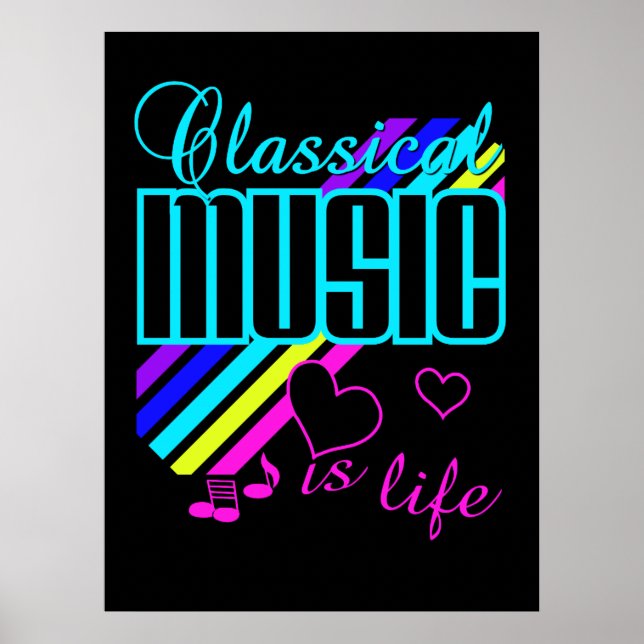 Poster für klassische Musik (Vorne)