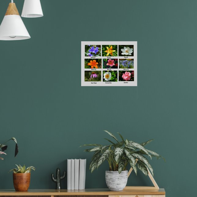 Poster für Makro-Blume (Wohnzimmer 1)