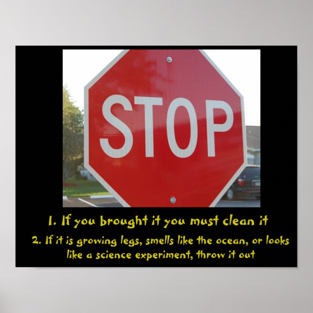 Poster für Office-Kühlschrank (Vorne)