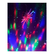 Poster für Psychadelic Disco-Farben