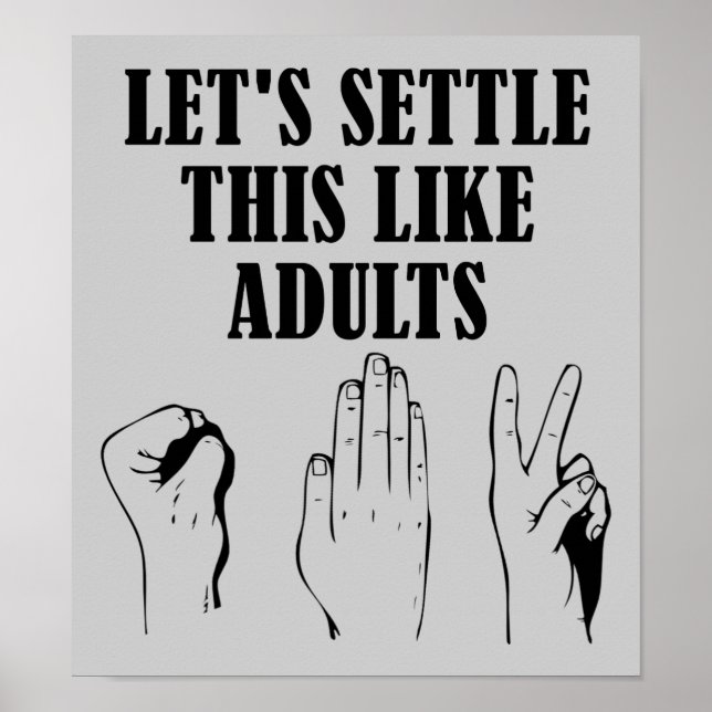 Poster für Rock Paper Scissors (Vorne)