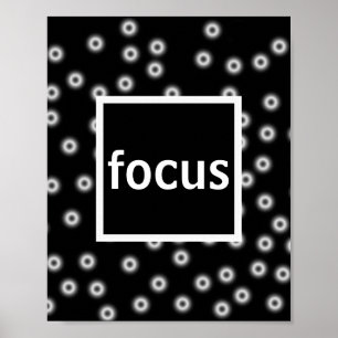Poster für Schwarz/Weiß-abstrakt