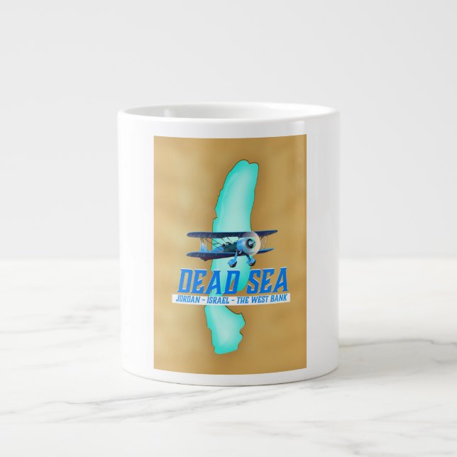 Poster für Tote See Jumbo-Tasse (Vorderseite)