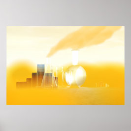 Poster für toxische Chemikalien