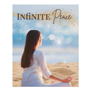 Poster für unendliche Friedensmeditation