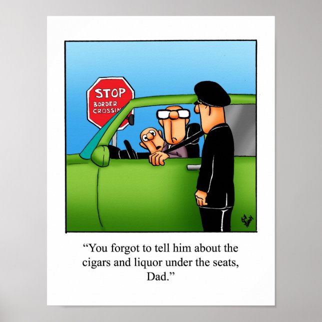 Poster für unglaublich witzig Grenzübergänge an Sp (Vorne)