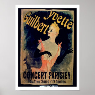 Poster für "Yvette Guilbert Parisian Concept" (Pro