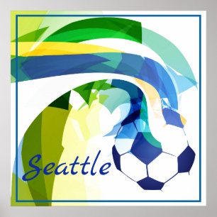 Poster-Fußball 24" x 24" Poster